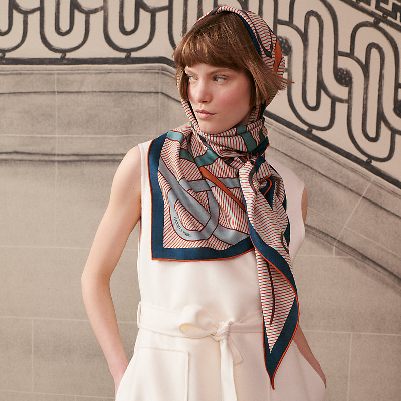 トライアングル ジェアン 《鞭・シュミーズ》 - オレンジ | Hermès